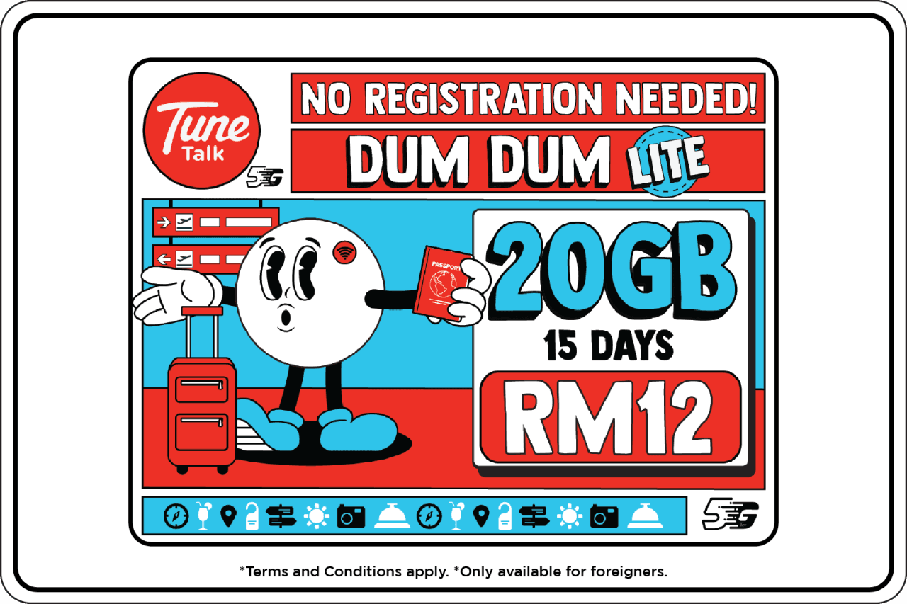 Malaysia Tune Talk 5G eSIM - تصویر 4
