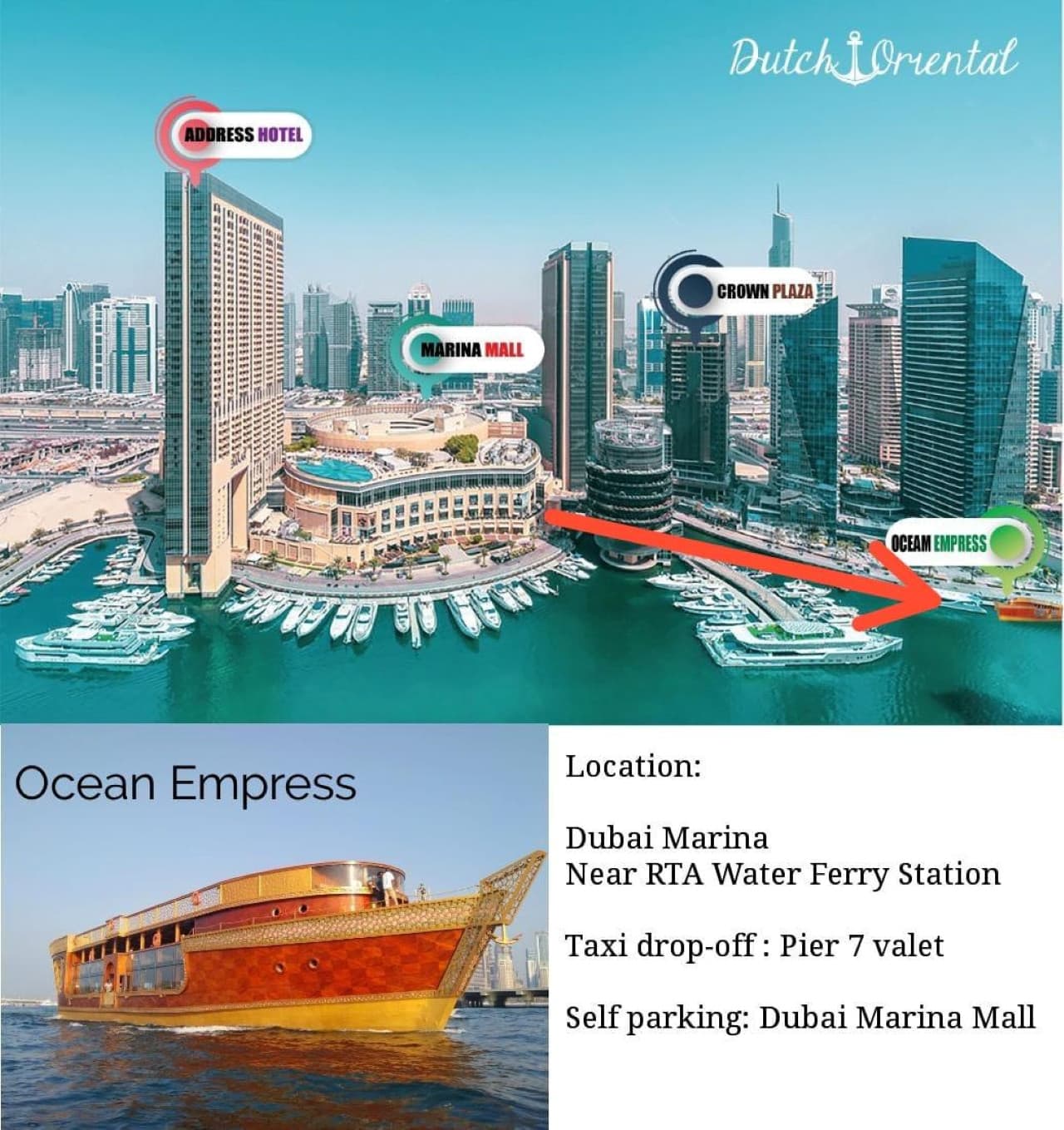 Dubai Ocean Empress  Dinner Dhow Cruise - تصویر 8