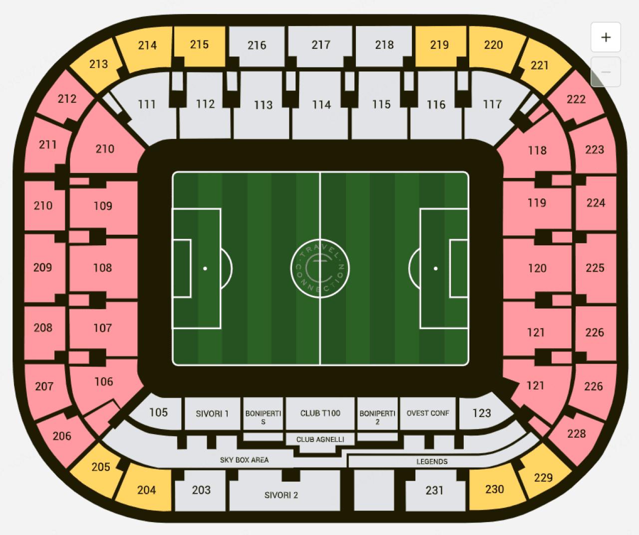 Italian Serie A Football  - Juventus FC Match Ticket at Allianz Stadium - تصویر 6