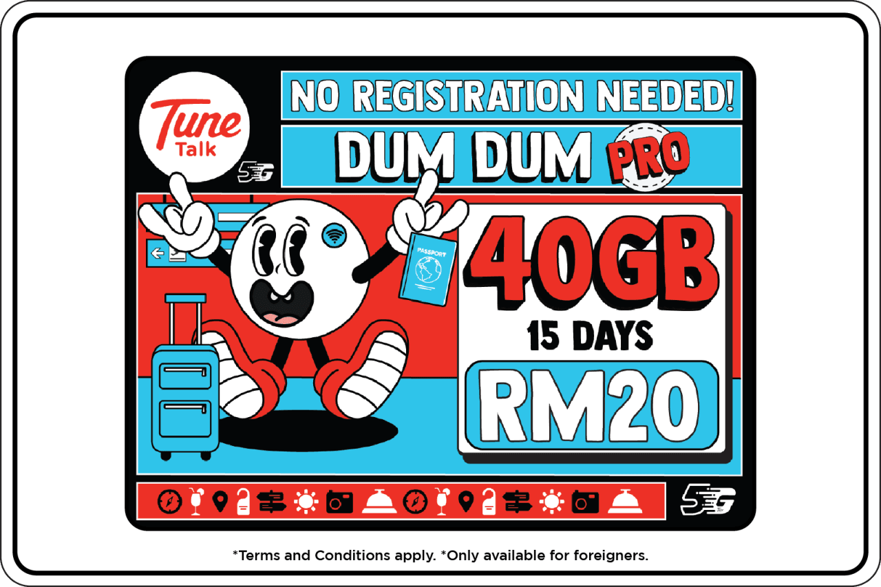 Malaysia 5G SIM Card (Penang International Airport Pickup) - تصویر 5
