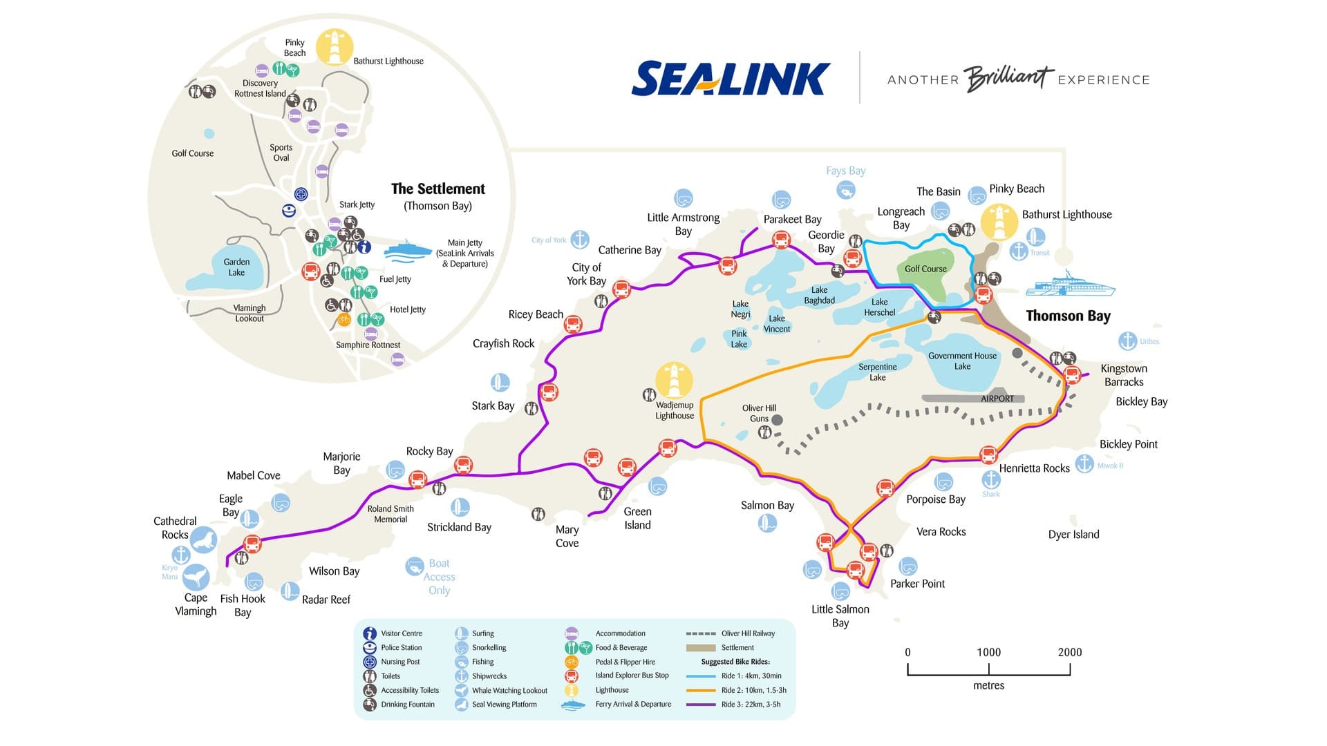 Round Trip SeaLink Ferry Transfer to Rottnest Island with Bike Hire - تصویر 3