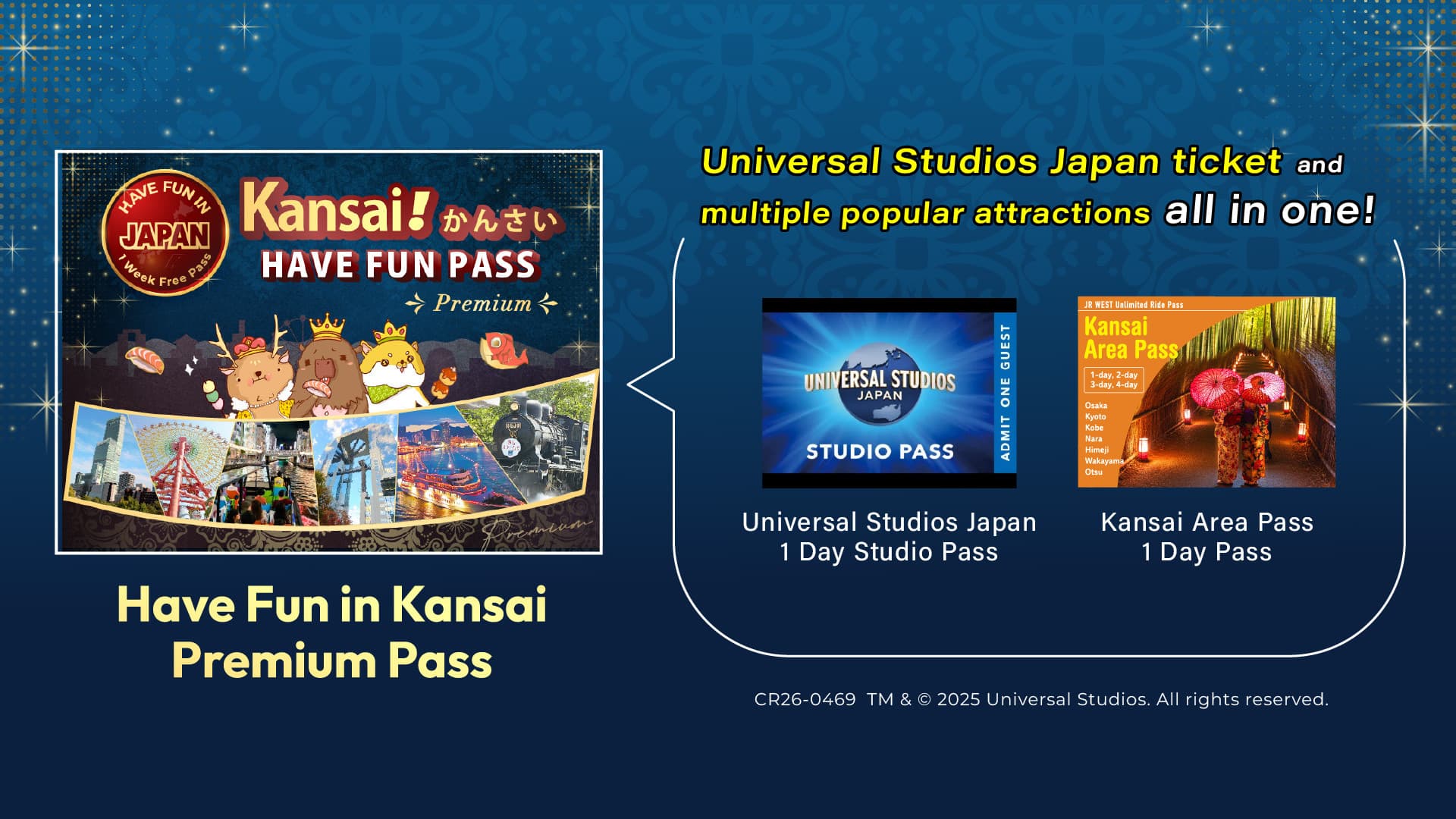 Have Fun in Kansai Premium Pass with Optional 1-Day Universal Studios Japan Ticket - تصویر 2