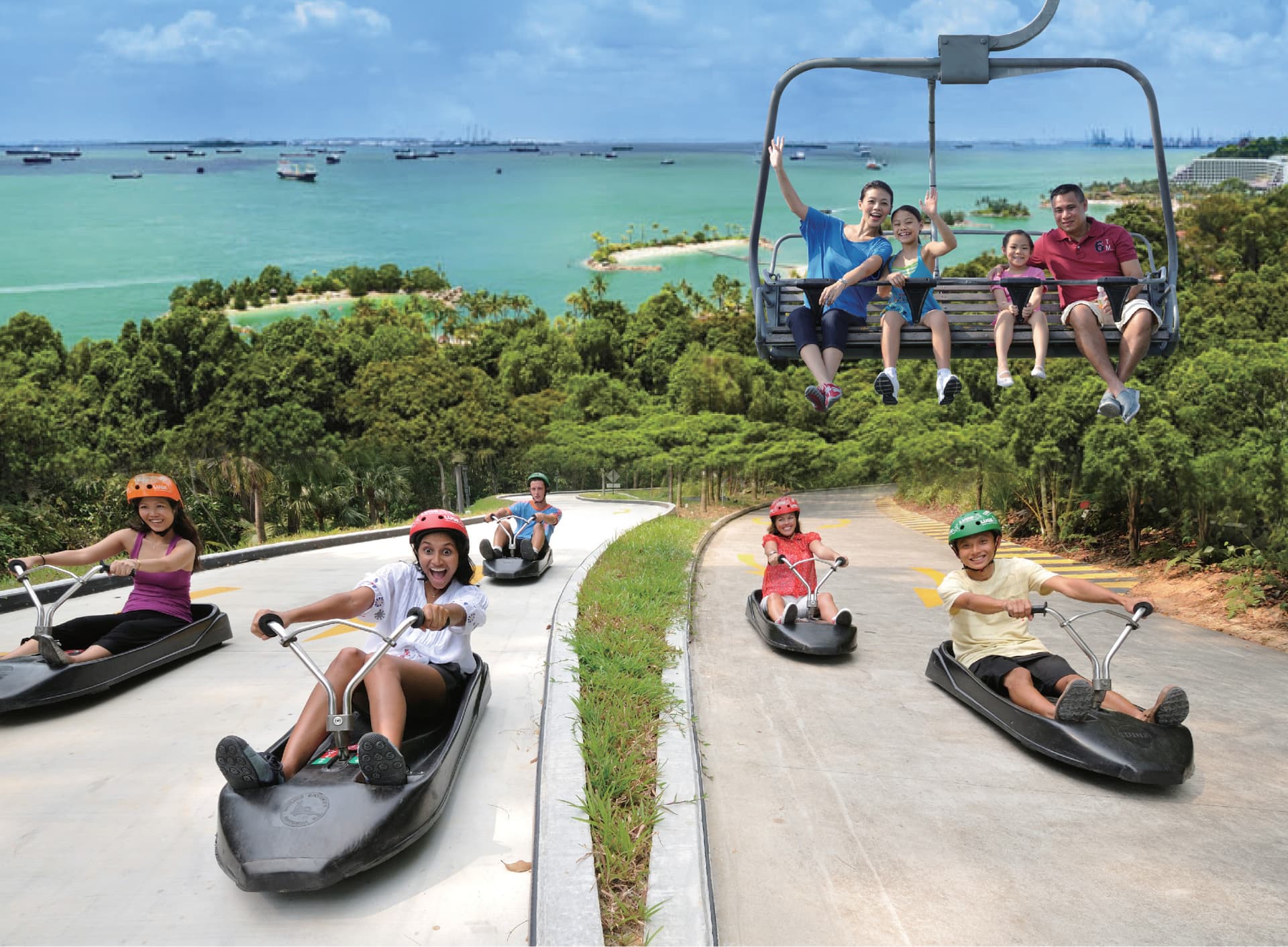 COMBO: Skyline Luge Singapore + Gardens by the Bay Ticket - تصویر اصلی