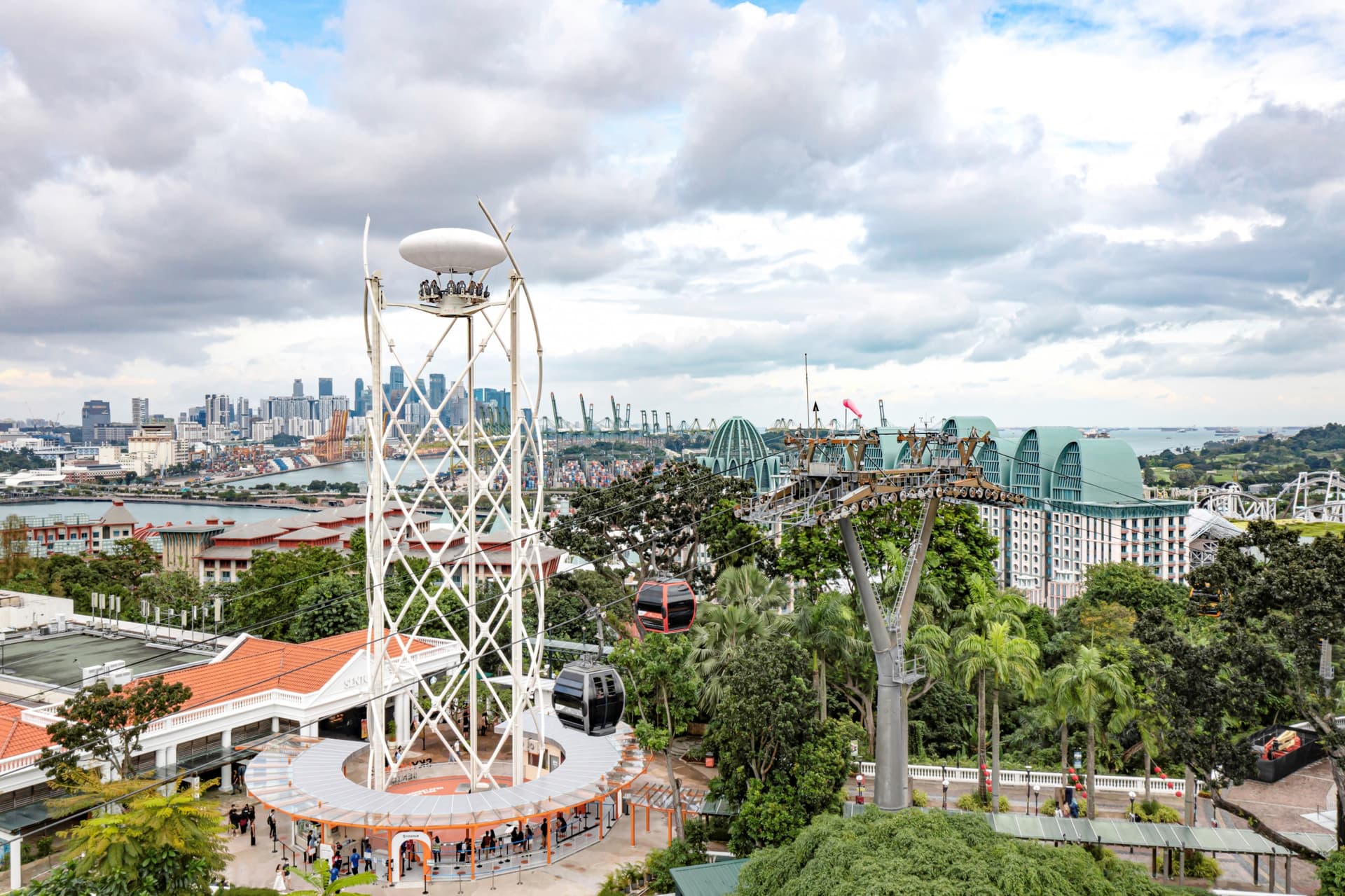 SkyHelix Sentosa Ticket - Singapore's Highest Open-Air Panoramic Ride - تصویر اصلی