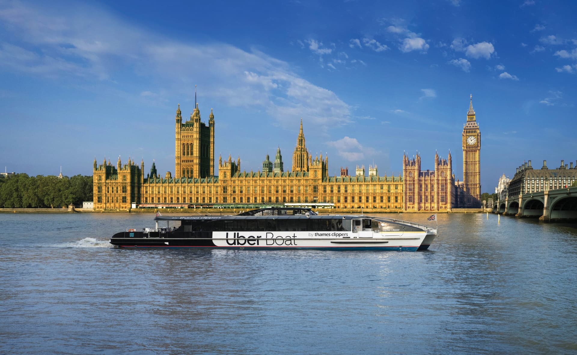 River Thames Sightseeing Hop-on Hop-off Boat Unlimited Pass by Uber Boat Thames Clippers - تصویر اصلی